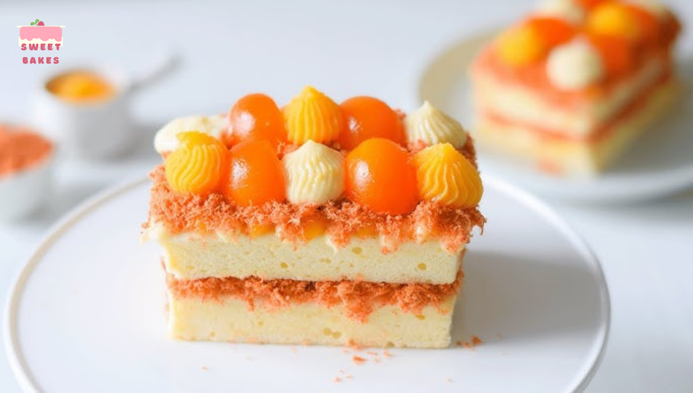 Salted Egg Sponge Cake