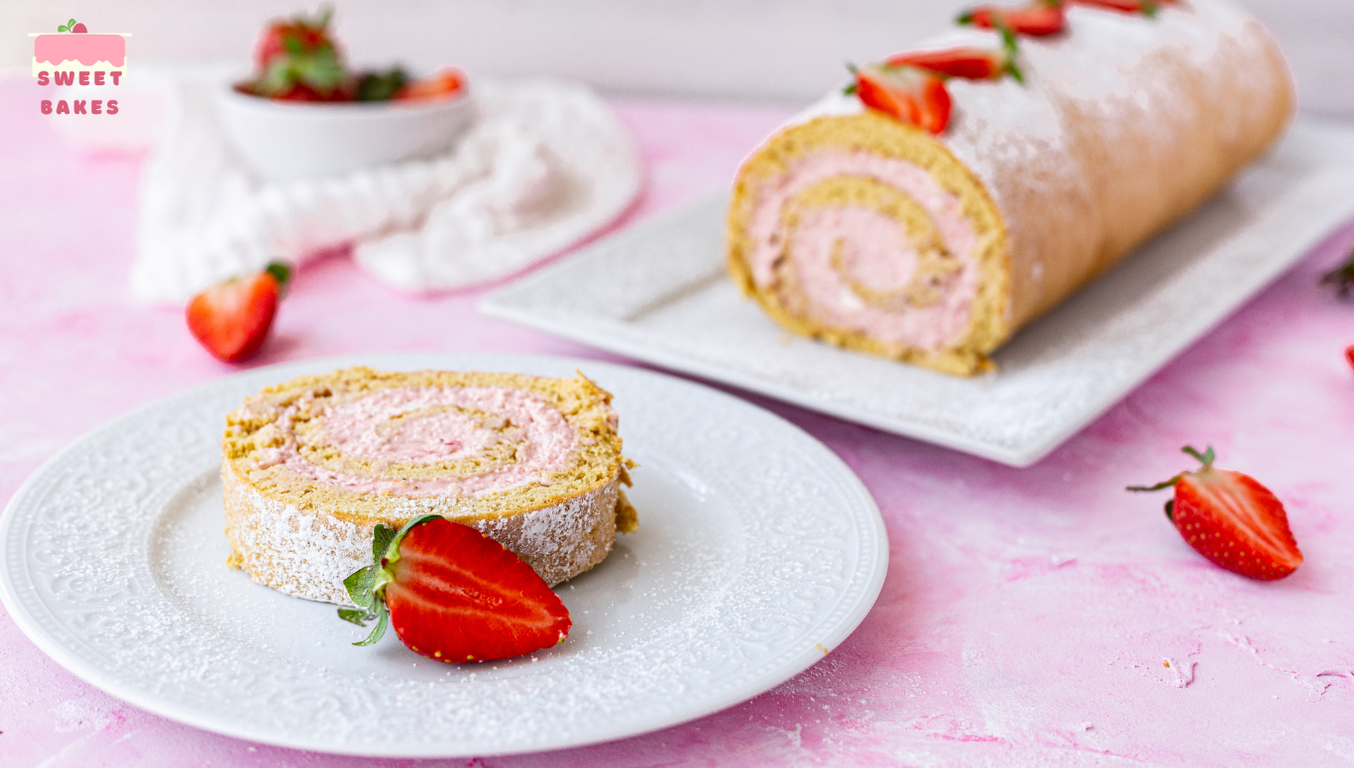 Strawberry Swiss Roll